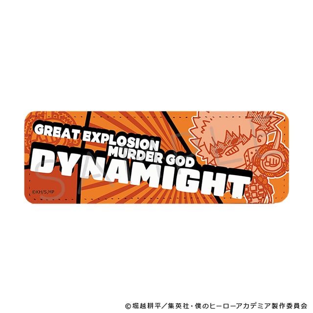 僕のヒーローアカデミア mochocho ネームレザーバッジ（ロング） 爆豪勝己