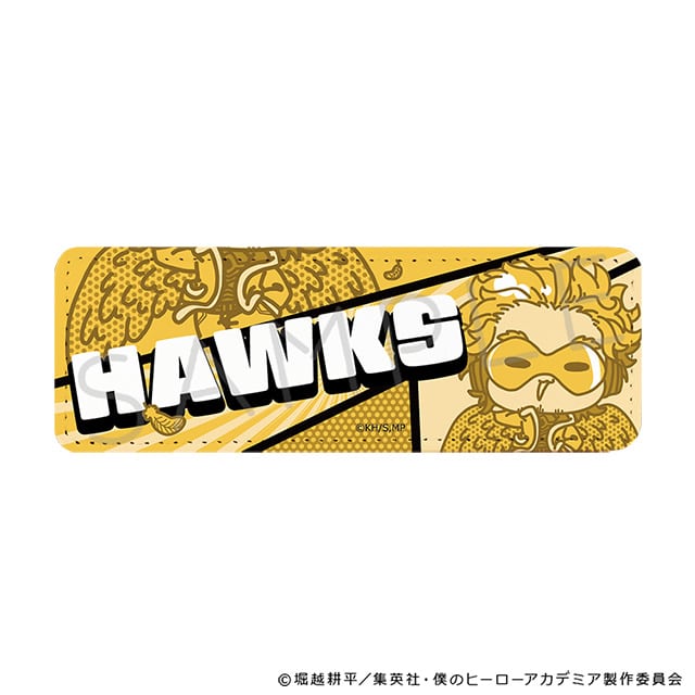 僕のヒーローアカデミア mochocho ネームレザーバッジ（ロング） ホークス