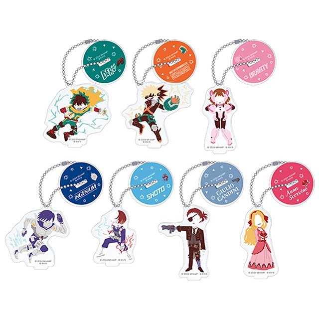 僕のヒーローアカデミア THE MOVIE ユアネクスト ゆるパレット トレーディングアクリルキーホルダー 【全7種】 ランダム2個セット