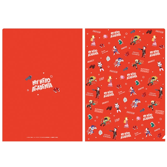 僕のヒーローアカデミア THE MOVIE ユアネクスト ゆるパレット クリアファイル