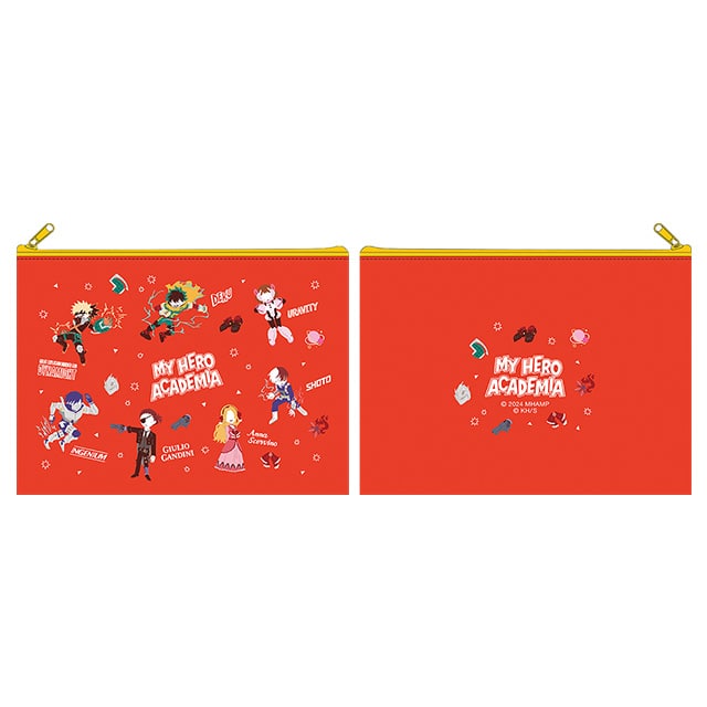 僕のヒーローアカデミア THE MOVIE ユアネクスト ゆるパレット フラットポーチ