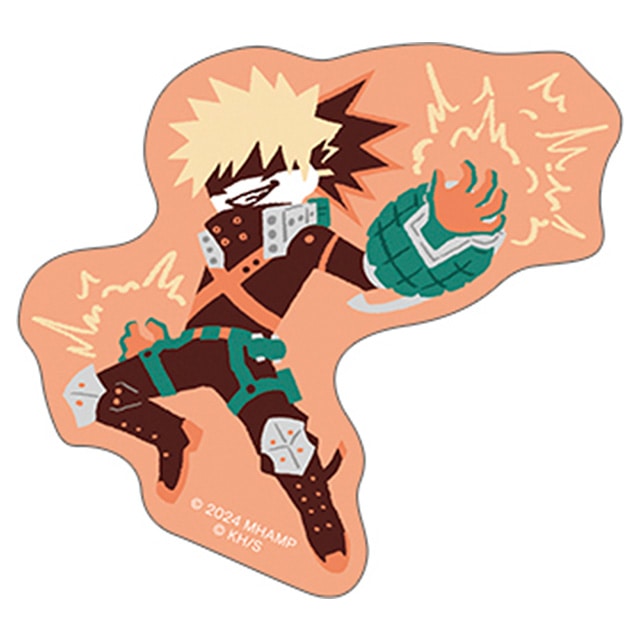 僕のヒーローアカデミア THE MOVIE ユアネクスト ゆるパレット ダイカットステッカー 爆豪勝己