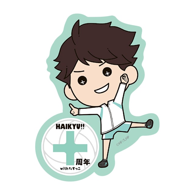 ハイキュー!! たすっこ 10周年Ver. ダイカットステッカー 及川 徹