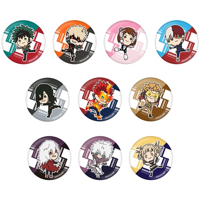 僕のヒーローアカデミア たすっこ トレーディング缶バッジ 【全10種】 ランダム3個セット