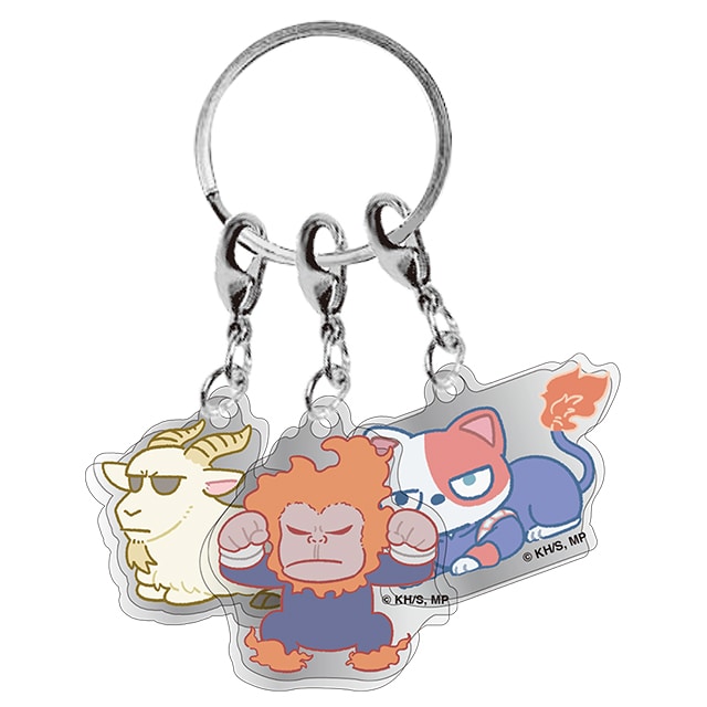 僕のヒーローアカデミア アニマルシリーズ 3連アクリルキーホルダー B