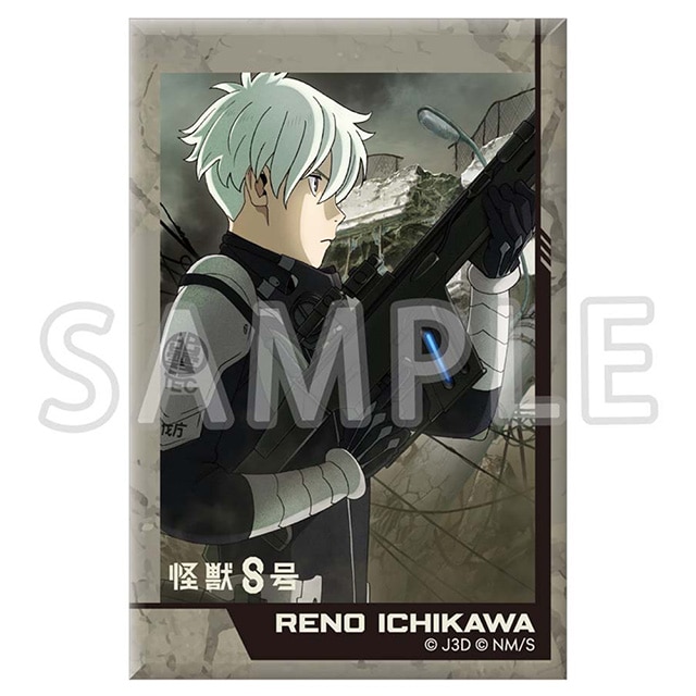 怪獣８号 キャラクタービジュアル 缶マグネット 市川レノ