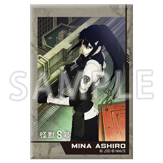 怪獣８号 キャラクタービジュアル 缶マグネット 亜白ミナ