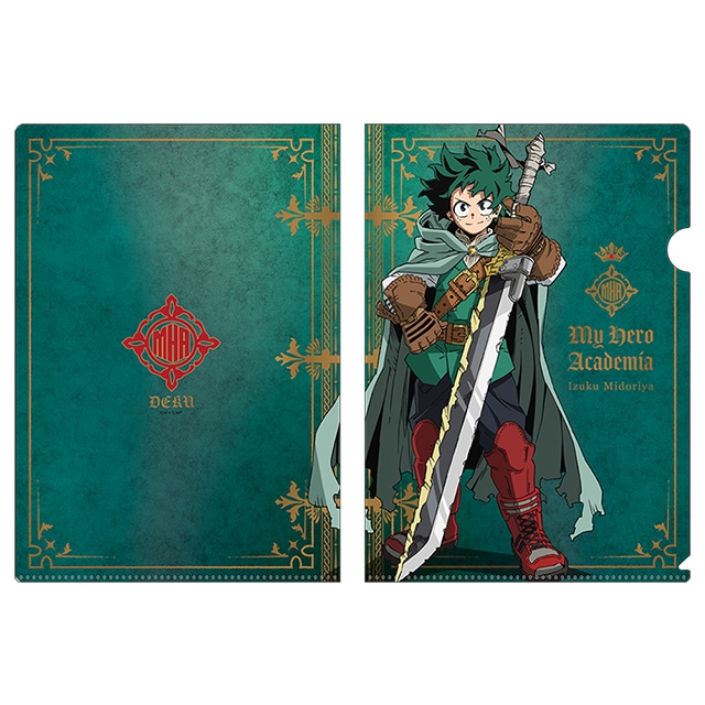 僕のヒーローアカデミア 十傑コスチューム クリアファイル 緑谷出久