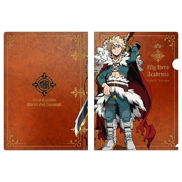僕のヒーローアカデミア 十傑コスチューム クリアファイル 爆豪勝己
