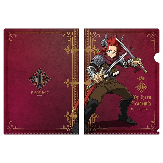 僕のヒーローアカデミア 十傑コスチューム クリアファイル 切島鋭児郎