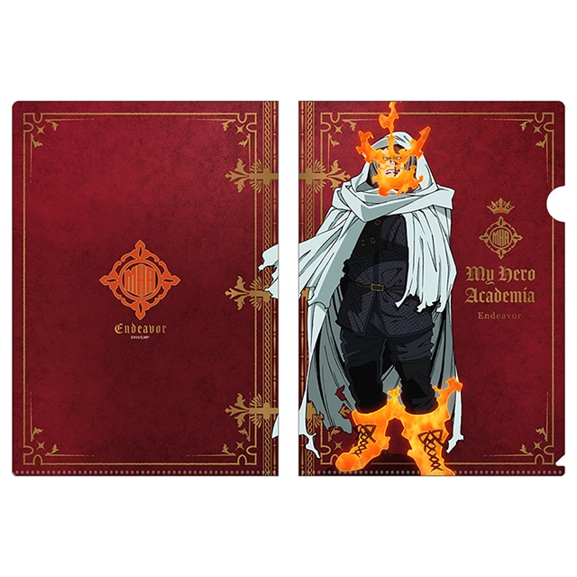 僕のヒーローアカデミア 十傑コスチューム クリアファイル エンデヴァー