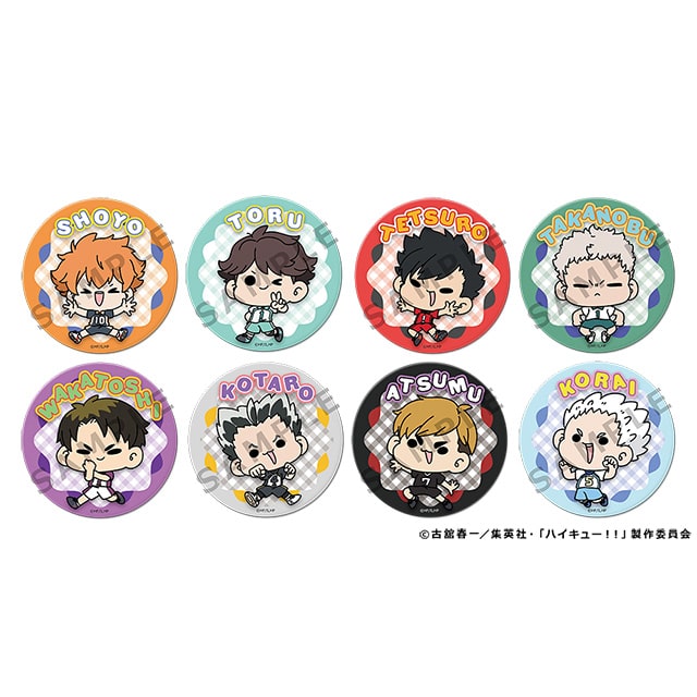 ハイキュー!! mochocho Vol.2 トレーディングビッグ缶バッジ 【A】 全8種 ランダム1個