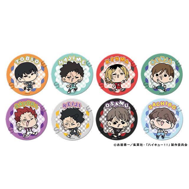 ハイキュー!! mochocho Vol.2 トレーディングビッグ缶バッジ 【B】 全8種 ランダム1個