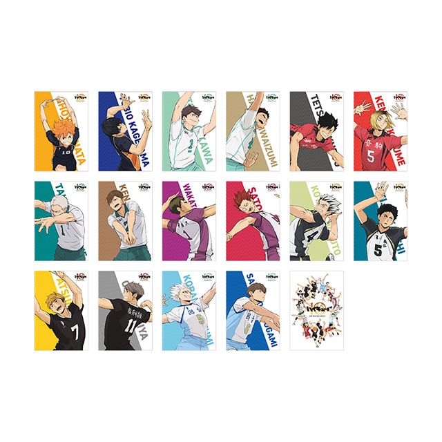 ハイキュー!! 10th Anniversary ポストカードセット【全17絵柄】