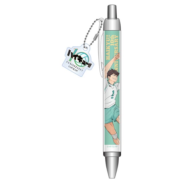 ハイキュー!! 10th Anniversary チャーム付きボールペン 及川 徹