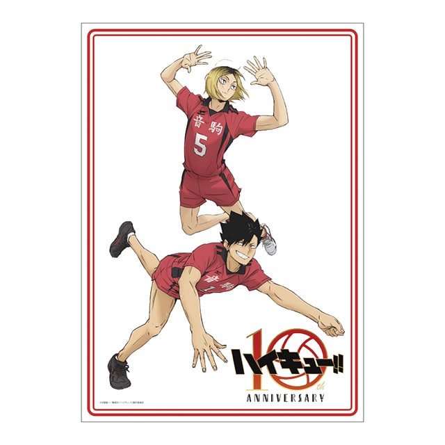 ハイキュー!! 10th Anniversary 布ポスター 音駒高校