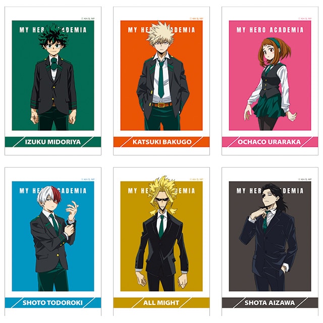 僕のヒーローアカデミア トレーディングステッカー グリニッシュコスチュームVer. 【全6種】 ランダム2枚セット