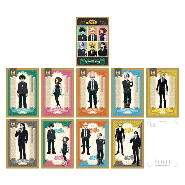 僕のヒーローアカデミア ポストカードブック グリニッシュコスチュームVer.