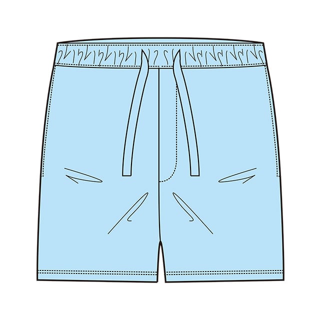 ハイキュー!! 高校ユニフォーム ハーフパンツ 鴎台高校 L