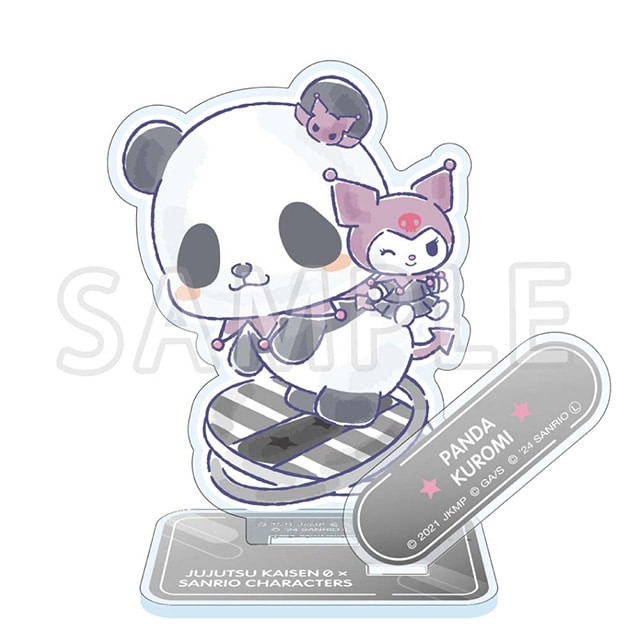 劇場版 呪術廻戦 0×サンリオキャラクターズ アクリルスタンド パンダ×クロミ Ver.2