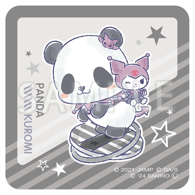 劇場版 呪術廻戦 0×サンリオキャラクターズ ハンドタオル パンダ×クロミ Ver.2