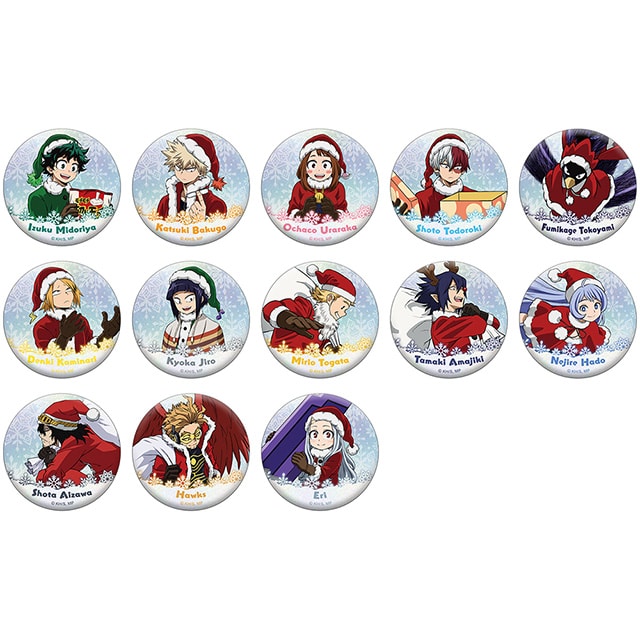 僕のヒーローアカデミア メリれ！クリスマス！ ホログラム缶バッジコレクション 【全13種】 ランダム2個セット