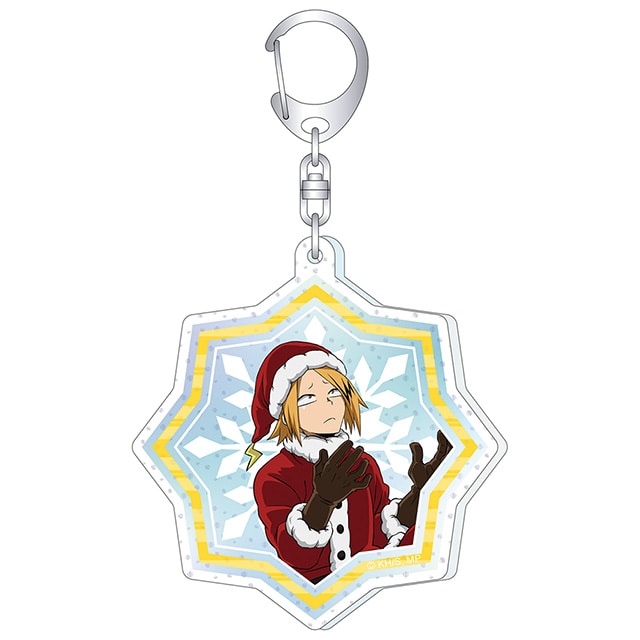 僕のヒーローアカデミア メリれ！クリスマス！ ラメ入りアクリルキーホルダー 上鳴電気
