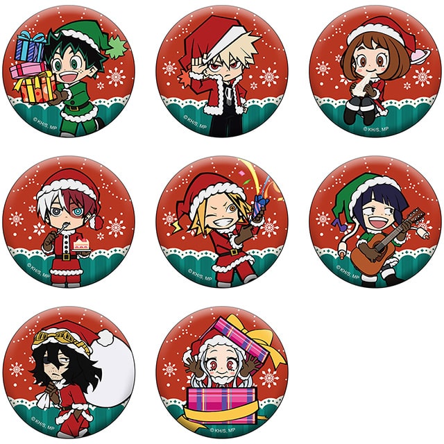 僕のヒーローアカデミア メリれ！クリスマス！ 缶バッジコレクション 【全8種】 ランダム3個セット