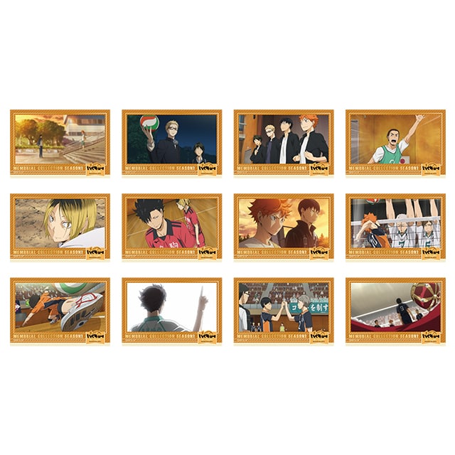 ハイキュー!! トレーディング箔押しクリアカード メモリアルコレクション SEASON.1 【全12種】 ランダム1個