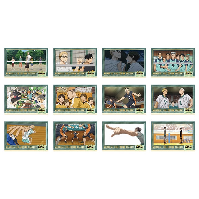 ハイキュー!! トレーディング箔押しクリアカード メモリアルコレクション SEASON.2 【全12種】 ランダム1個