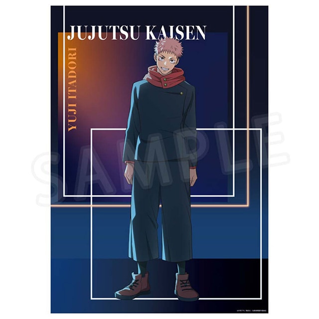呪術廻戦 A3クリアポスター 虎杖悠仁