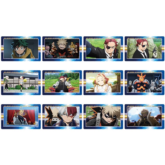 僕のヒーローアカデミア THE MOVIE ユアネクスト トレーディングクリアカード 【全12種】 ランダム3枚セット