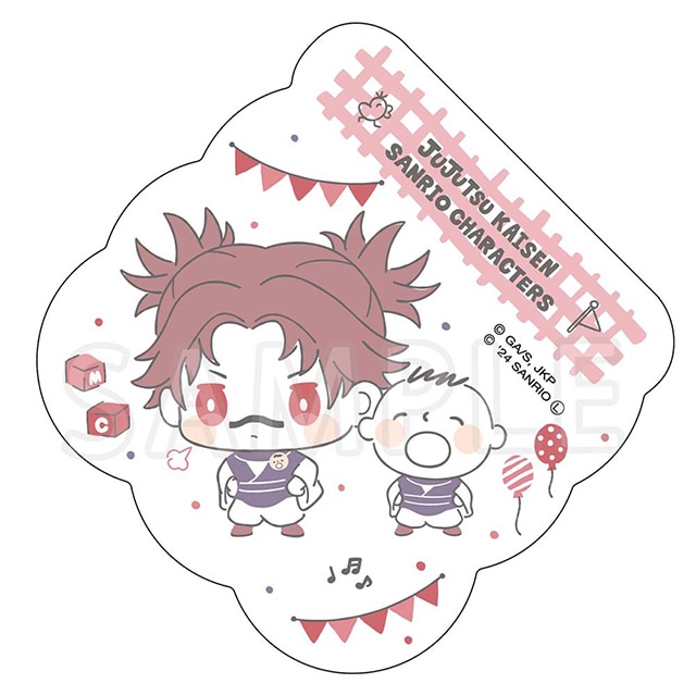 呪術廻戦×サンリオキャラクターズ ダイカットステッカー 脹相×みんなのたあ坊