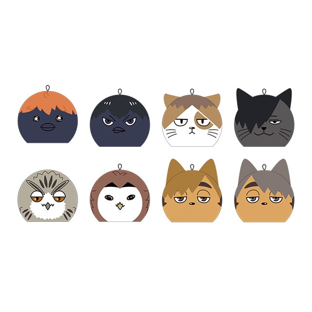 <再販売>ハイキュー!! トレーディング動物ミニビーズクッション 【全8種】 ランダム1個