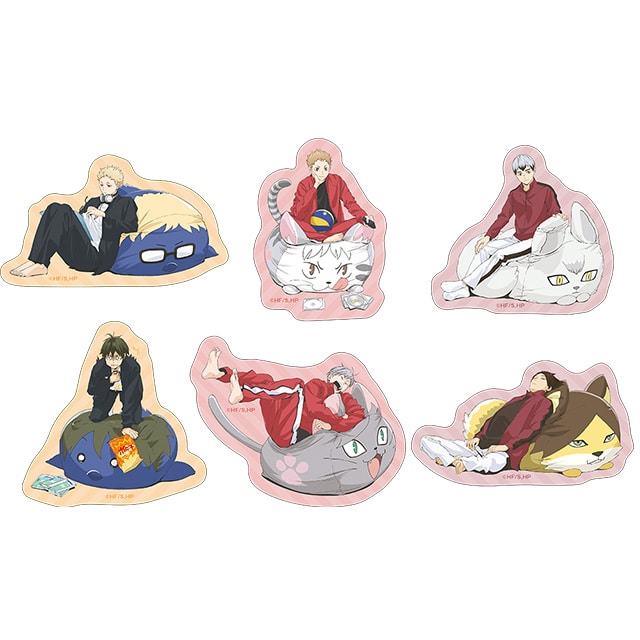 【再販売26年2月下旬お届け商品】ハイキュー!! 描き下ろしトレーディングステッカー JF2025 Ver. 【全6種】 ランダム1個