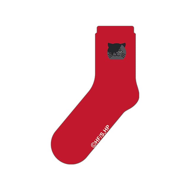 ハイキュー!! 刺繍ソックス クロオネコ