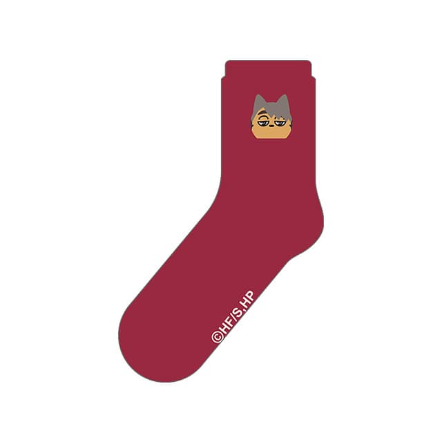 ハイキュー!! 刺繍ソックス サムキツネ