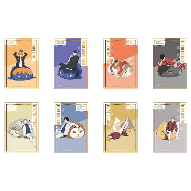【再販売26年2月下旬お届け商品】ハイキュー!! 描き下ろしトレーディング箔押しクリアカード JF2024 Ver. 【全8種】 コンプリートセット