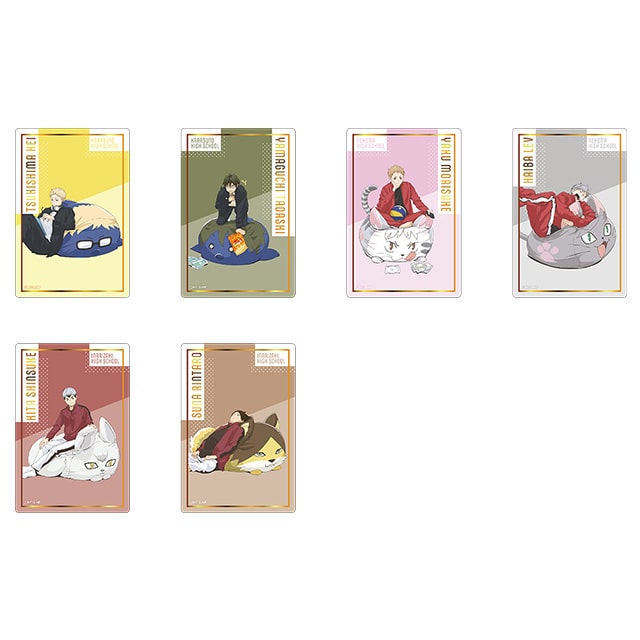 【再販売26年2月下旬お届け商品】ハイキュー!! 描き下ろしトレーディング箔押しクリアカード JF2025 Ver. 【全6種】 ランダム1個