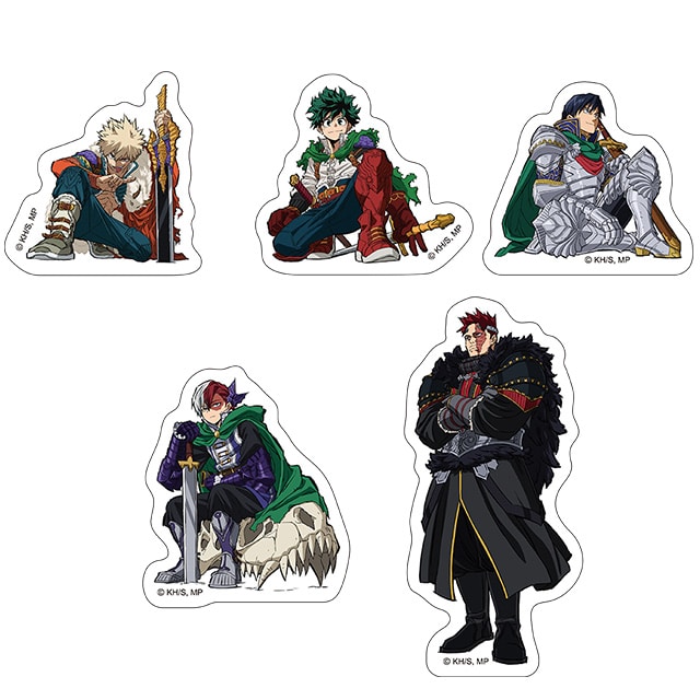 僕のヒーローアカデミア 描き下ろしトレーディングステッカー JF2025 Ver. 【全5種】 ランダム1個