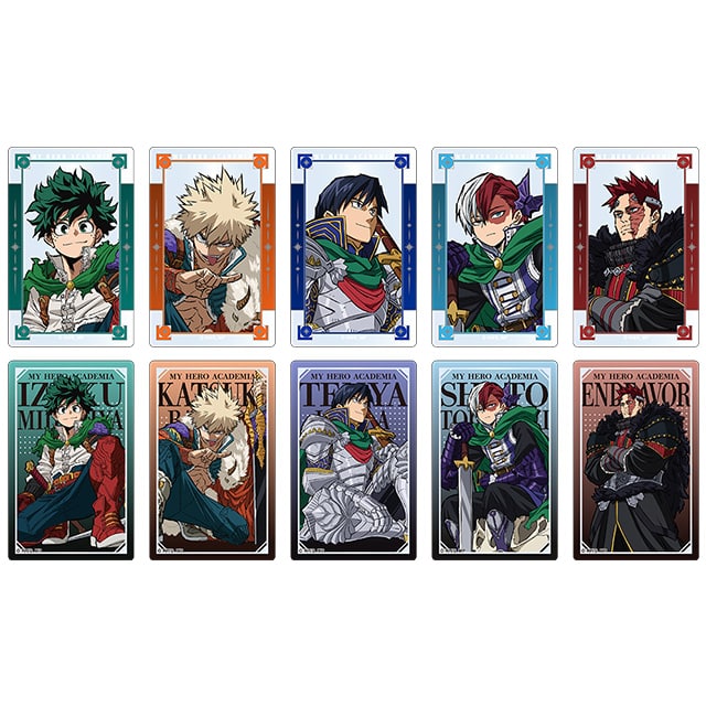 僕のヒーローアカデミア 描き下ろしトレーディングクリアカード JF2025 Ver. 【全10種】 ランダム1個