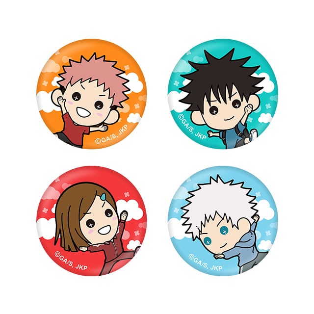 呪術廻戦 たすっこ ミニ缶バッジ4個セット（幼少期）