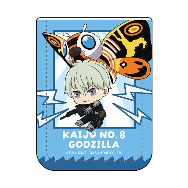 怪獣８号 ゴジラコラボ ちびキャラレザー付箋ブック 市川レノ＆モスラ