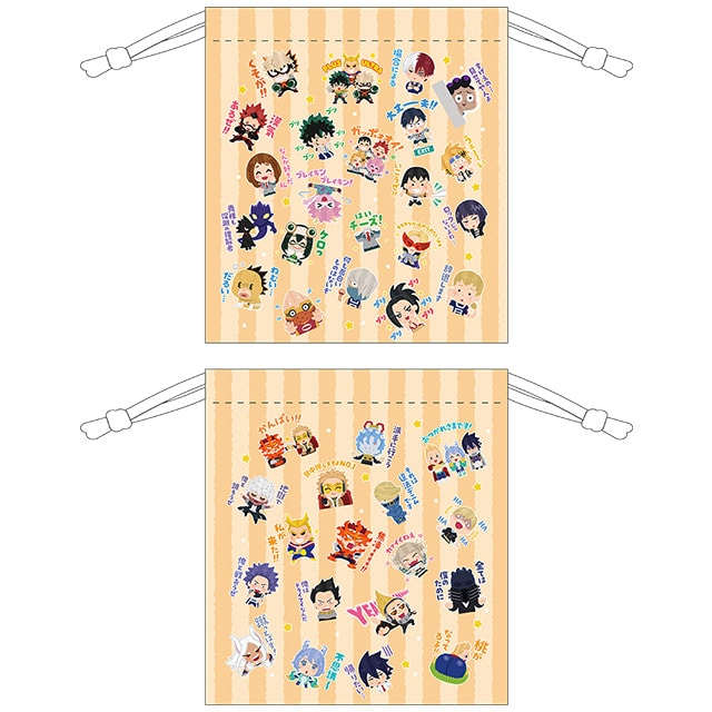 僕のヒーローアカデミア いらすとや 巾着