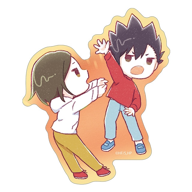 ハイキュー!! GraffArt ダイカットステッカー 黒尾鉄朗／孤爪研磨