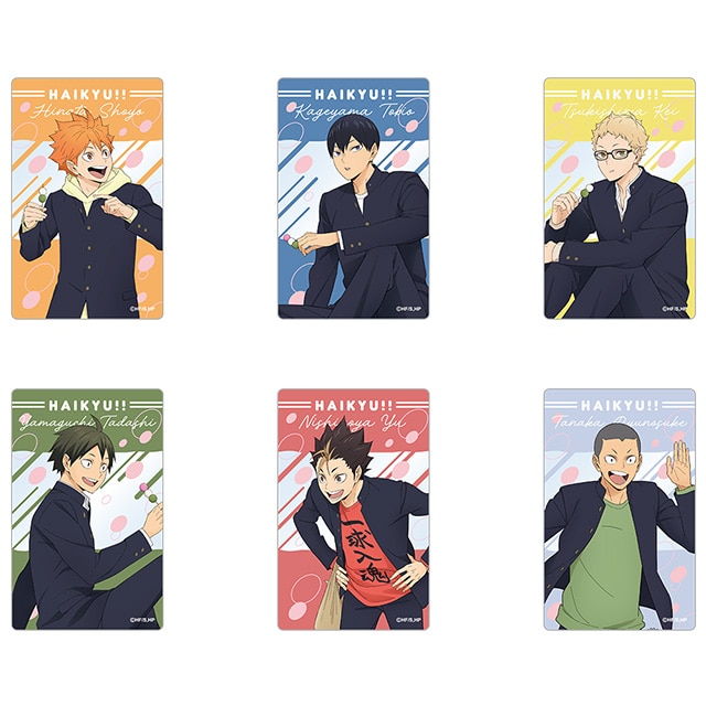 ハイキュー!! 描き下ろしトレーディングクリアカード AJ2025 Ver. 【全6種】 ランダム1個