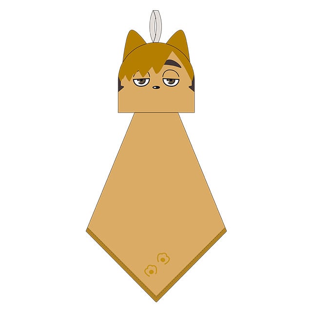 ハイキュー!! マスコットループタオル ツムキツネ