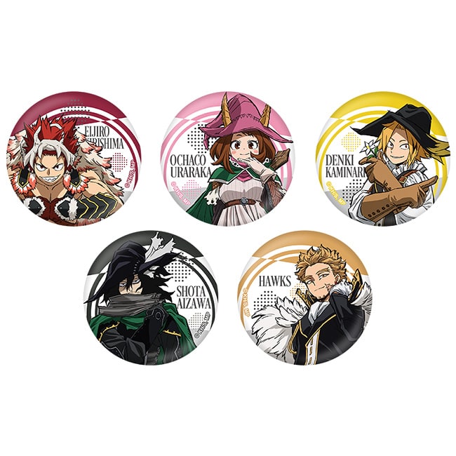 僕のヒーローアカデミア 描き下ろしトレーディング缶バッジ AJ2025 Ver. 【全5種】 ランダム1個