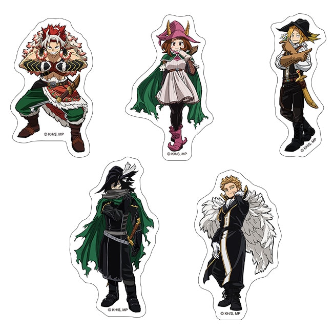 僕のヒーローアカデミア 描き下ろしトレーディングステッカー AJ2025 Ver. 【全5種】 ランダム1個