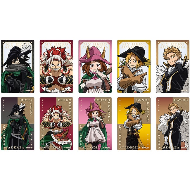 僕のヒーローアカデミア 描き下ろしトレーディングクリアカード AJ2025 Ver. 【全10種】 ランダム1個